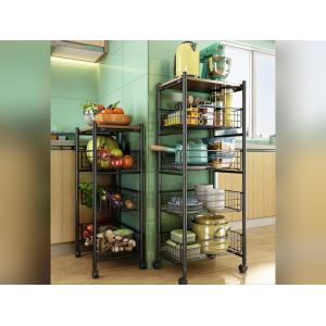 Buy cheap Drawer Type Multi Layer Kitchen Shelf With 4 Tier Shelving Unit from wholesalers