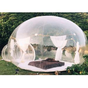 Buy cheap 0.8mm clear PVC Inflatable Bubble Tent with 2m tunnel from wholesalers