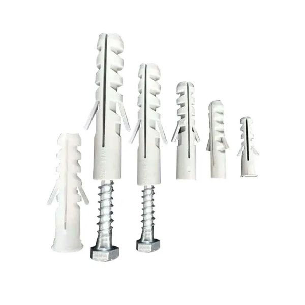 Versatile Cylindrical Plastic Expansion Anchor For Various Wall And Ceiling