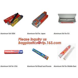 Buy cheap Food grade aluminium foil wrap paper roll for for packing,baking,BBQ,8011 aluminum foil material jumbo roll for food gra from wholesalers
