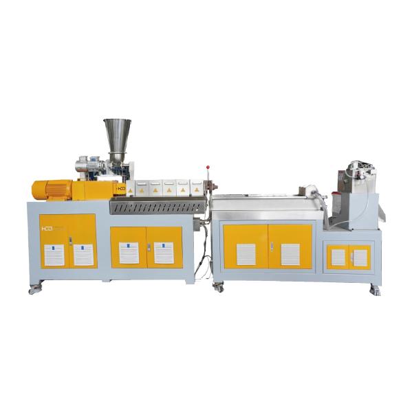 Buy cheap High Precision Lab Twin Screw Extruder Machine Plastic Pe Pp Pellet Granulation Line from wholesalers