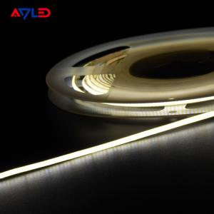 Indoor 528led/M COB LED Strip 3000K DC12V Ultra Slim 3MM Width IP20/IP65 With CE