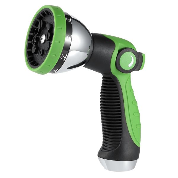 Quality ROHS Ergonomic ABS TPR Garden Hose Pipe Spray Gun for sale