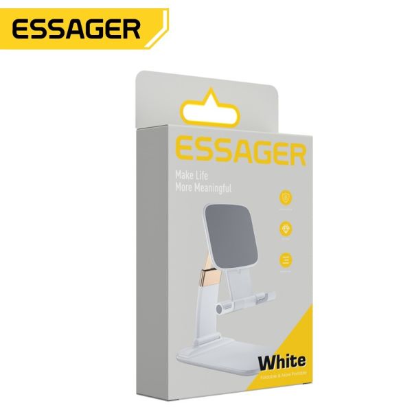 Buy cheap White Black Desktop Mobile Phone Holder Stand Foldable Stable Nonslip from wholesalers