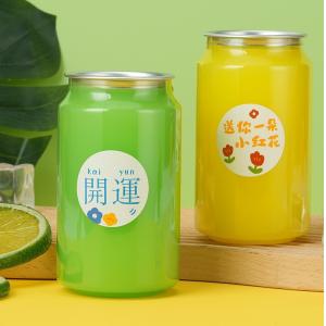 Buy cheap Ergonomic 330ml Plastic Drinking Can With Pull Ring from wholesalers