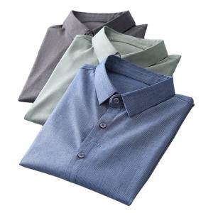 Buy cheap Autumn Popular Shirt Long Sleeve for Men and Boys Nonwoven Heat-transfer Printing from wholesalers