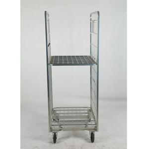 Buy cheap Light Duty 52KG 4 Sided Nesting Folding Roll Cage Containers product