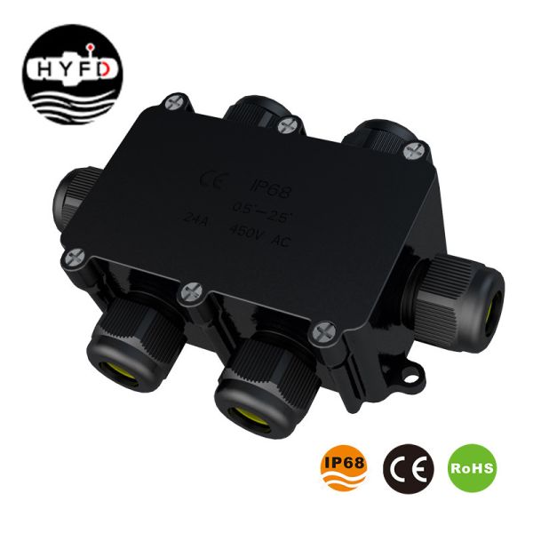 Quality 20A IP68 Underground Waterproof Electrical Junction Box  6 Holes for sale