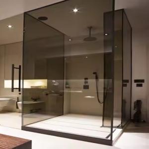 Buy cheap Waterproof Frameless Shower Door with 6mm and 8mm Tempered Glass and Stainless Steel Hardware from wholesalers
