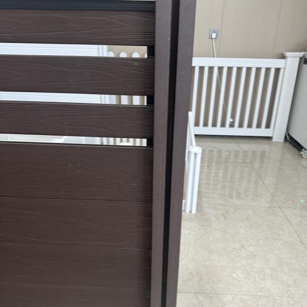 Quality Modern WPC Fence Panel Easy To Install With Interlocking System for sale