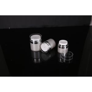 hand lip crystal pump empty square white Screen Printing Airless 30ml Cosmetic