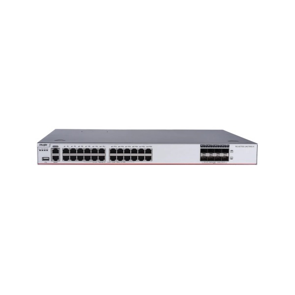 High-Performance 24-Port Ruijie Switch With 10G Uplink Layer 3 Routing RG-S5750C