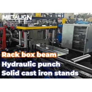 Buy cheap Customizable Box Beam Rack Roll Forming Machine With Dual Sided Horizontal Movement from wholesalers