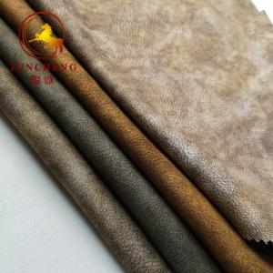 Buy cheap 100% Polyester Bronzed Foil Embossed Faux Suede Fabric from wholesalers