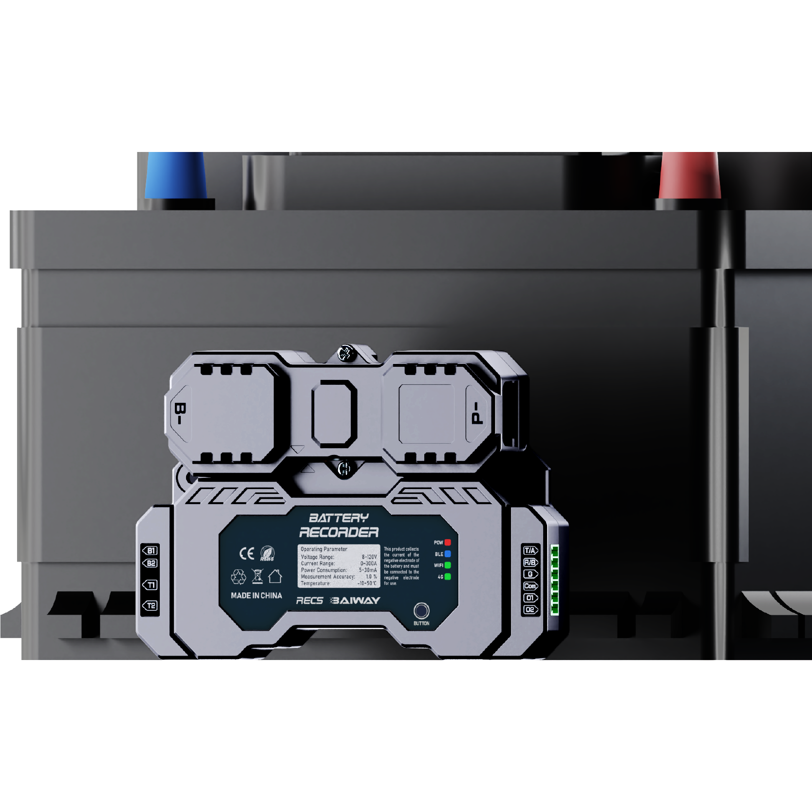 China RECS RV Battery Monitoring Module With BT/WiFi/4G Connectivity Integrated Into BW/Third-Party App on sale
