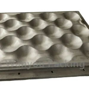 Buy cheap Paper Pulp Disposable Tableware Machine Egg Tray Mold With Polish Surface product