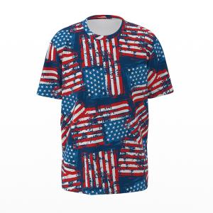 Buy cheap Men Polyester Basic Plain O Neck T Shirts 280gsm Promotional from wholesalers