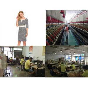 Buy cheap Popular white and black gingham pencil dress from wholesalers