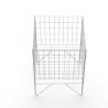 Buy cheap Knock Down 4 Sides Square Wire Basket Display Stand from wholesalers