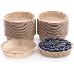Buy cheap Mini Baking Paper Pie Pan Tart Mold Pie Wood Pulp from wholesalers