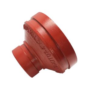 Buy cheap Painted Fire Fighting Ductile Grooved Pipe Fittings 1.6Mpa from wholesalers