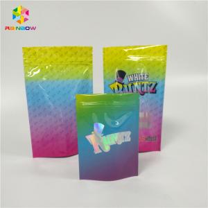Buy cheap Clear Window Aluminum Foil Pouch Packaging Cbd Weed Mylar Plastic Doypack Pack With Zipper from wholesalers
