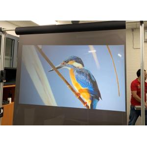 3D Holographic Adhesive Rear Projection Film For Display , Durable