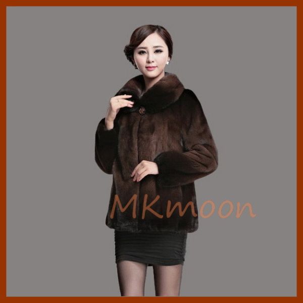 Quality mink fur coat 131# for sale