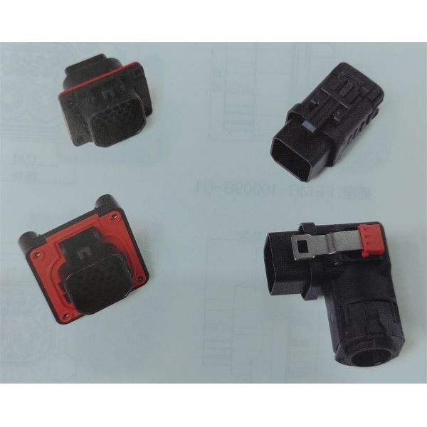 Buy cheap 5000 Times 23 Pin Signal EV Battery Connector With Secondary Lock Function from wholesalers