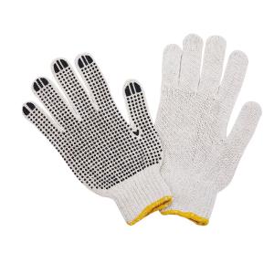 Buy cheap Pvc Dotted White Cotton Gloves for Construction Work C078D1-N 20-27cm 40g-100/PR from wholesalers