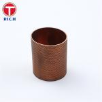 Buy cheap External Thread Brass Copper Tube For Air Conditioning Refrigeration Heat Exchangers from wholesalers