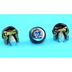 6h Tolerance Plate M6 Cage Nut Grade 4.8 With Screw / Washer ISO10664