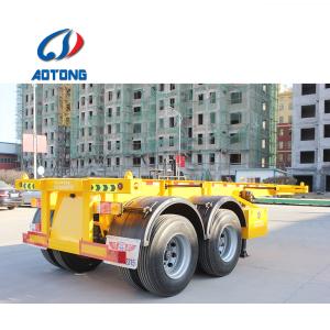 Semi-Trailer Skeleton Container 20ft/40ft Gooseneck Trailer for Transport