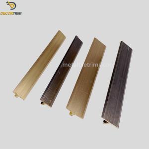 Buy cheap T Shape Brass Tile Trim Strip18mm Width For Flooring Transtion Cover OEM product