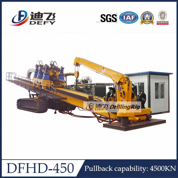 Buy cheap 450Ton Pull Capacity DFHD-450 Trenchless Horizontal Directional Drilling Machine HDD Rig from wholesalers