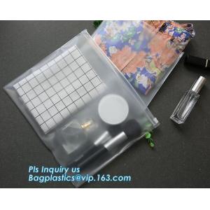 Buy cheap Flat Pouch Bag Type Clear PVC Plastic Slider k bag, swimwear packaging eva bags,slider zipper bags for towel, slid from wholesalers