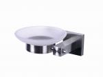 Buy cheap Wall-Mounted Glass Soap Dishes Bathroom Hardware Collections , Stainless Steel Bracket from wholesalers