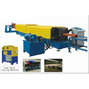 CE Certification Downpipe Roll Forming Machine , Precise Gutter Making Machine