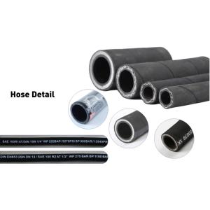 Buy cheap SAE 100R5 NBR Wire Braid Hydraulic Hose ISO9001 IRIS Certified from wholesalers