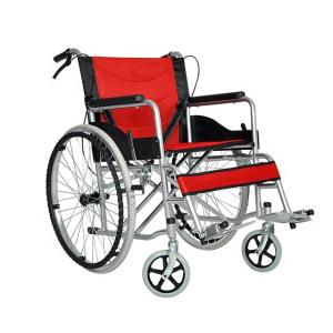 China homemade high quality cheap price wheelchair with two small wheels