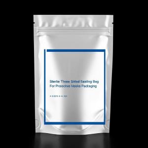 Buy cheap Sterile Three Sided Sealing Bag For Protective Masks Packaging With Custom High-Definition Printing Pattern. from wholesalers