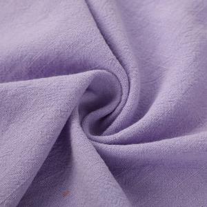 Solid Color Stonewashed Soft Plain Dyed Blend 30% Linen 70% Viscose Fabric for