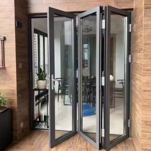 Buy cheap Double Glazed Aluminum Bifold Door with 6063-T5 Profile and 5-Year Warranty from wholesalers