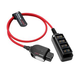 Buy cheap Alvin's Cables Smart D-tap Splitter Cable Ultra Soft Smart Dtap Male to 4 Port Dtap Female Power Supply for V-Mount Camera Battery P-tap Power Hub for from wholesalers
