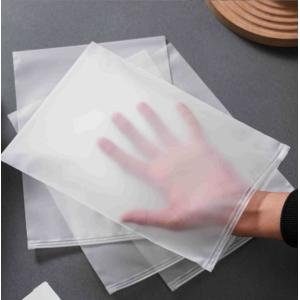 Buy cheap CPE PE Transparent Frosted Plastic Zip Lock Bag With Recyclable And Dustproof product