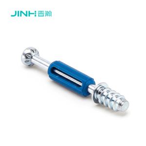 Buy cheap JINHAN JH-2112 Minifix Spreading Bolt & 3-in-1 Fast Connector with Plastic Sleeve - 40mm, Cold Rolled Steel, Hidden Installation from wholesalers