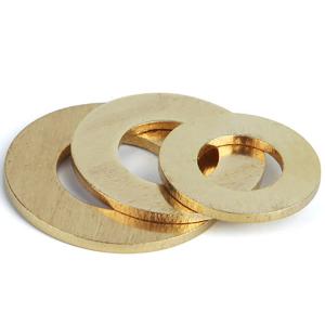 Buy cheap M3 - M24 Custom Flat Lock Washers DIN125 Brass Plain Washer from wholesalers