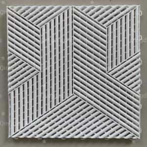 Samples free new Patented 3d cubic garage floor tiles interlocking floor mat for