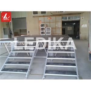 Buy cheap With Stair Disassembly Aluminum Stage Platform Performance Plywood 750kg / M2 from wholesalers