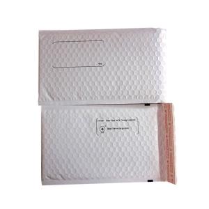 White Bubble Envelopes Poly Bubble Mailers Self Sealing For Books / DVD / Gifts